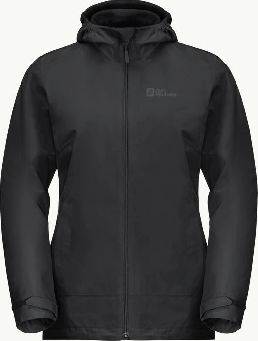 Jack Wolfskin Moonrise 3in1 Funktionsjacke schwarz (Damen)