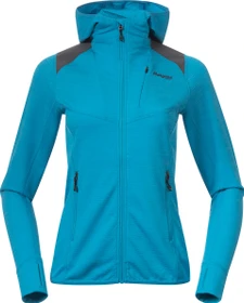 Bergans Rabot Active Mid Hood Funktionsjacke aqua lagoon (Damen)