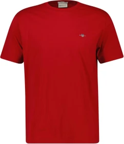 Gant Regular Fit Shield T-Shirt kurzarm ruby red (Herren)