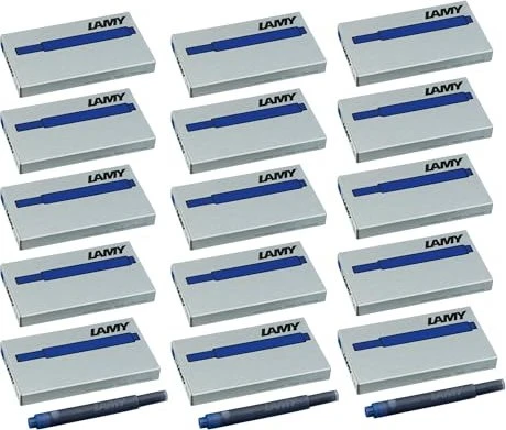 Lamy T10 Großraum-Tintenpatrone blau, 1.25ml, 75er-Pack