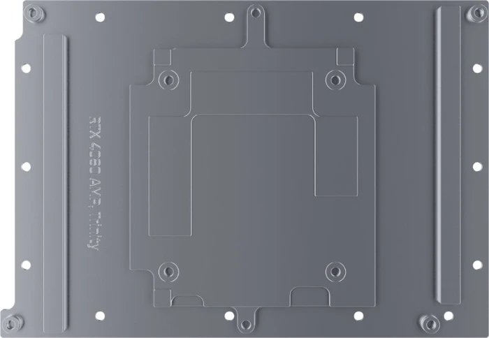 Alphacool Eisblock Aurora Acryl GPX-N NVIDIA RTX 4080 AMP Trinity mit Backplate