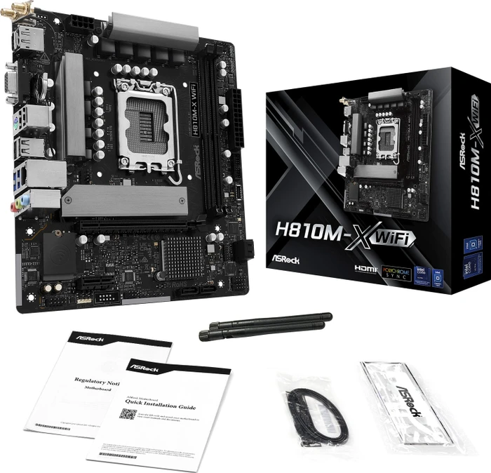 ASRock H810M-X WiFi (Intel 1851)