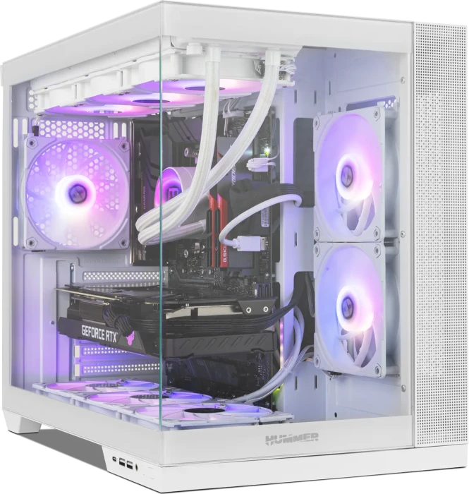 Nox Xtreme Hummer Astra Neo White, Glasfenster