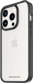 PanzerGlass Clear Case D3O Black Edition für Apple iPhone 15 Pro transparent/schwarz