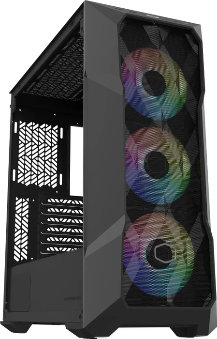 Cooler Master MasterBox TD500 Mesh V2, schwarz, Glasfenster