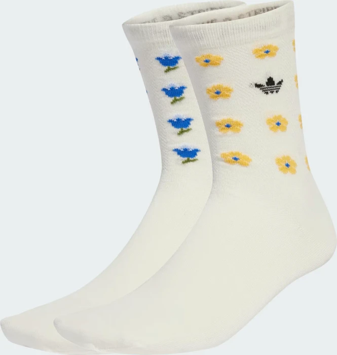 adidas Originals x Liberty London Crew Socken off white, 2 Paare (Damen)