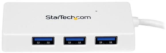 StarTech Mini-USB-Hub weiß, 4x USB-A 3.0, USB-A 3.0 [Stecker]