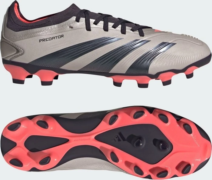 adidas Predator Pro MG platinum metallic/aurora black/turbo