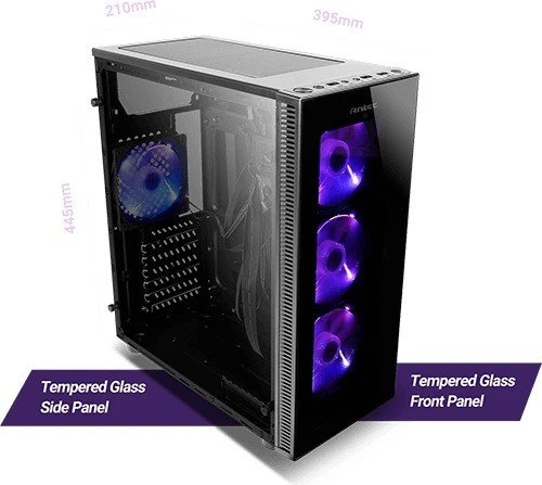 Antec NX210, Glasfenster