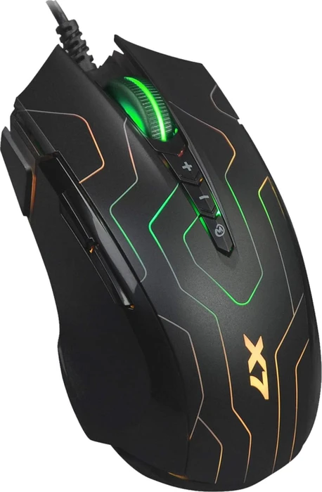 A4Tech X89 Oscar Neon Gaming Mouse, Maze schwarz, USB
