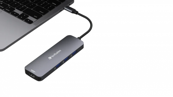 Verbatim USB-C Pro Multiport Hub CMH-08, USB-C 3.0 [Stecker]