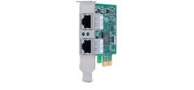 Allied Telesis 2911 Serie LAN-Adapter, 2x RJ-45, PCIe x1 (AT-2911T/2)