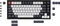 Keychron Q1/Q2/K2 OEM Dye-Sub Keycap-Set Bluish Black White, Kunststoff (PBT), Bluish Black White, schwarz/blau/weiß, 97 Tasten (83+14), ANSI-US Vorschaubild