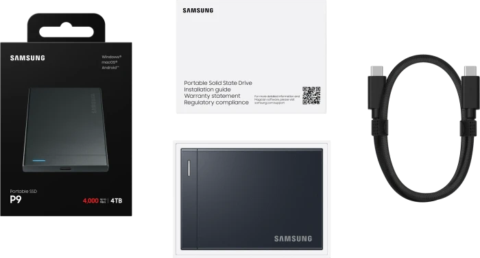 Samsung Portable SSD P9, 4TB, USB4