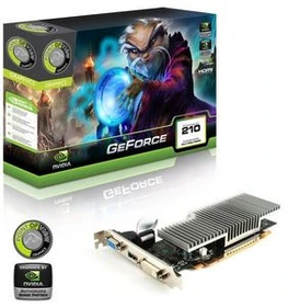 Point of View GeForce 210 passiv, 512MB DDR2, VGA, DVI, HDMI