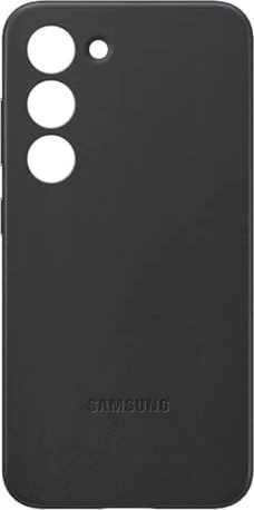 Samsung Leather Case für Galaxy S23+ schwarz