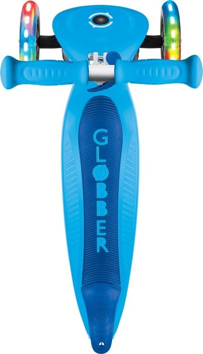 Globber Primo Foldable Lights Kickboard sky blue