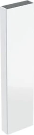 Geberit iCon Hochschrank 45x180x15cm, 1 Türe, Korpus: weiß/lackiert hochglänzend, Front: weiß/Glas glänzend