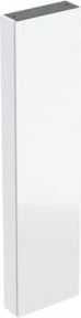 Geberit iCon Hochschrank 45x180x15cm, 1 Türe, Korpus: weiß/lackiert hochglänzend, Front: weiß/Glas glänzend