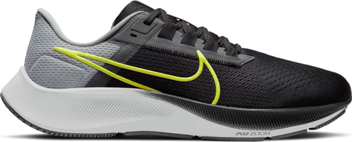 Nike Air Zoom Pegasus 38 dark smoke grey/smoke grey/light smoke grey/volt (Herren)