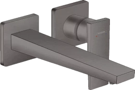 Hansgrohe Metropol Unterputz für Wandmontage Select mit Hebelgriff und Auslauf 22.5cm brushed black chrome