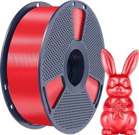 Sunlu Silk PLA+, rot, Spule, 1.75mm, 1.00kg