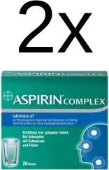 Bayer Aspirin Complex Granulat Beutel, 40 Stück (2x 20 Stück)