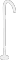 Hansgrohe Axor Uno Wanneneinlauf gebogen bodenstehend mattweiß Vorschaubild