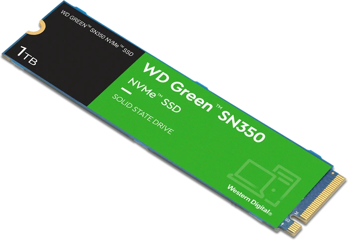 Western Digital WD Green SN350 NVMe SSD 1TB, M.2 2280 / M-Key / PCIe 3.0 x4