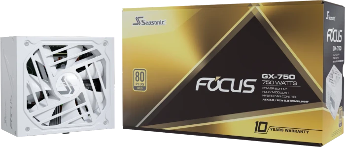 Seasonic Focus GX White Edition 750W, ATX 3.0