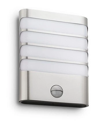 Philips myGarden Raccoon LED Sensor Wandleuchte edelstahl