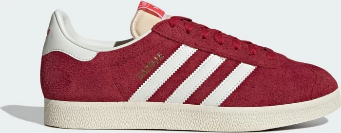 adidas Gazelle team victory red/off white/cream white