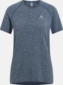 Odlo Essentials Seamless Funktionsshirt kurzarm india ink melange (Damen)