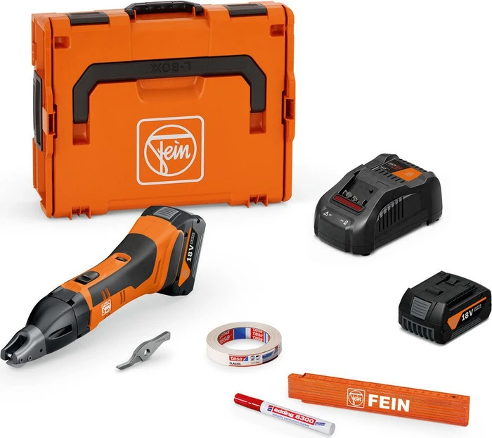 Fein ABSS 18 1.6 E AS Set Akku-Knabber inkl. L-Boxx + 2 Akkus 5.0Ah + Zubehör