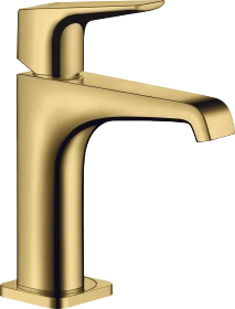 Hansgrohe Axor Citterio 130 mit Hebelgriff und Ablaufgarnitur polished goldoptik