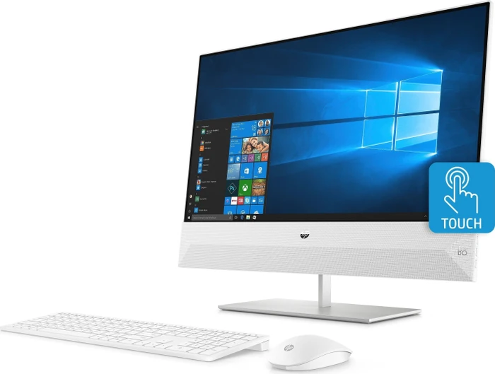 HP Pavilion All-in-One 24-xa0002ng, Snowflake White, Core i5-8400T, 16GB RAM, 512GB SSD, 1TB HDD, GeForce GTX 1050