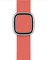 Apple modernes Lederarmband Medium für Apple Watch 40mm zitruspink Vorschaubild