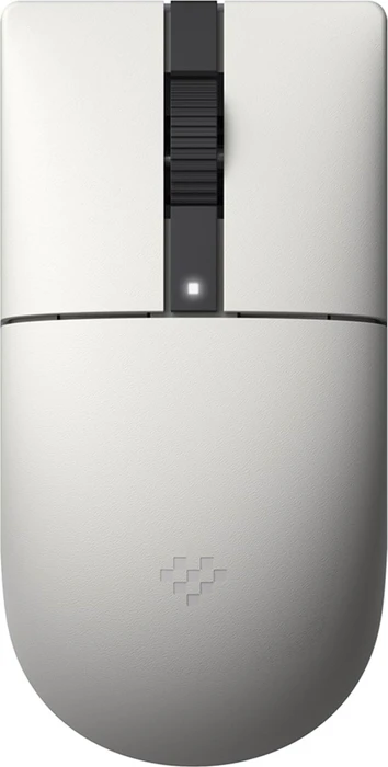 8BitDo Retro R8 Mouse mit Ladestation, N Edition, grau/rot, USB/Bluetooth