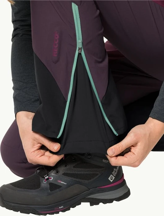 Jack Wolfskin Alpspitze Hose lang wild berry (Damen)