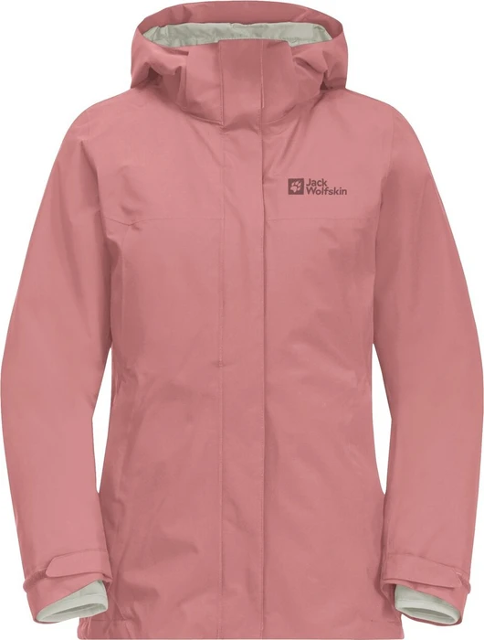 Jack Wolfskin Luntal 3in1 Funktionsjacke mineral red (Damen)