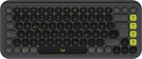 Logitech POP Icon Keys, Graphite & Green, Logi Bolt, USB/Bluetooth, DE (920-013059)