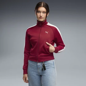 Puma T7 Always On Trainingsjacke garnet glow/créme de mint (Damen)