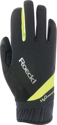 Roeckl Ranten Fahrradhandschuhe schwarz/gelb