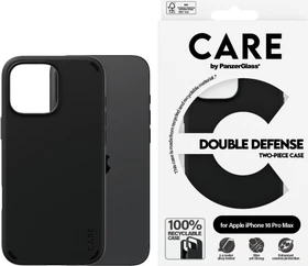 PanzerGlass Care Feature Case Double Defense für Apple iPhone 16 Pro Max schwarz