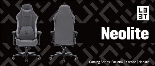 L33T-Gaming Neolite Neotec Fabric Gamingstuhl, grau