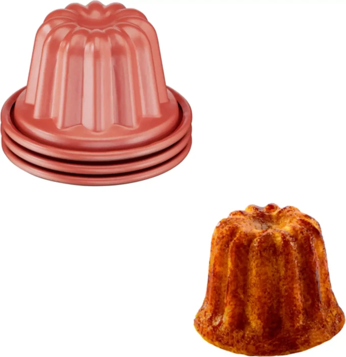 Tefal J30590 Creabake Canelé Backform-Set, 3 Stück