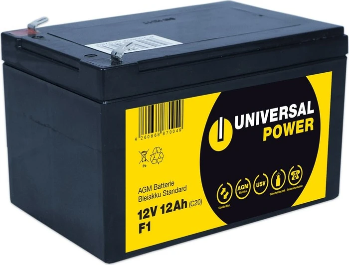 Universal Power Bleiakku UPS12-12 F1 12V 12Ah