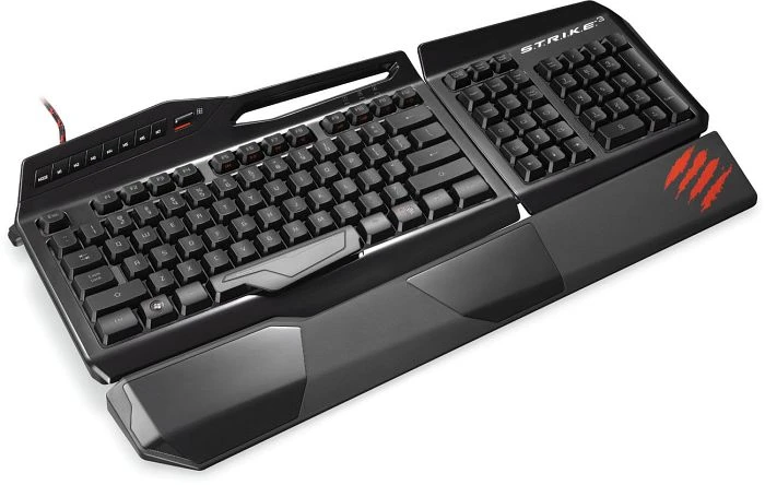 MadCatz S.T.R.I.K.E. 3 Keyboard schwarz, USB, DE