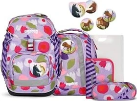 Ergobag Pack BlütennzauBär 2024 Schulrucksack-Set, 6-tlg.