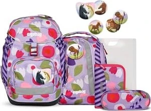Ergobag Pack BlütennzauBär 2024 Schulrucksack-Set, 6-tlg.